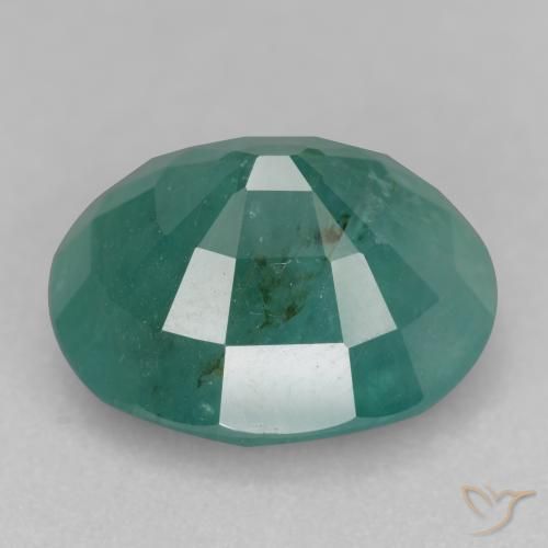 Grandidierite Gemstone in 15.6 x 13.3 mm Size for Sale, Grandidierite Stone in Green-Blue Color