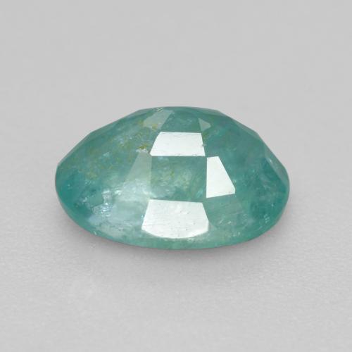 Grandidierite Gemstone in 8 x 6 mm (calibrated) Size for Sale, Grandidierite Stone in Medium Green Blue Color