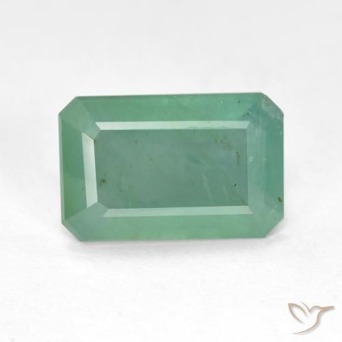 2.41 ct Blue Green Grandidierite, 10.7 x 6.9 mm Octagon Cut From Madagascar, Photo A