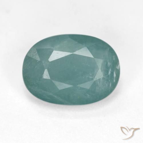 2.51 ct Blue Green Grandidierite, 10.4 x 7.6 mm Oval Cut From Madagascar, Photo A