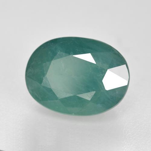 3.39 ct Turquoise Grandidierite Stone, Natural Grandidierite in Oval Facet Shape for Sale