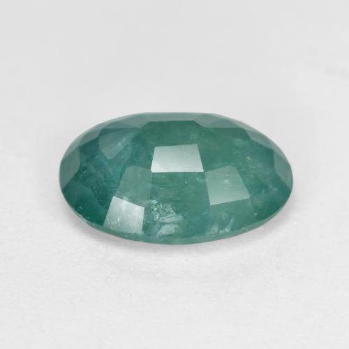 Grandidierite Gemstone in 9.5 x 7.3 mm Size for Sale, Grandidierite Stone in Green-Blue Color