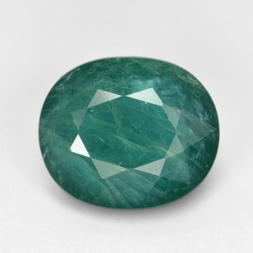 Deep Turquoise Grandidierite Edelstein - 5ct Oval facettiert (ID: 561400)