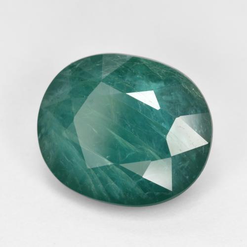5.04 ct Turquoise Grandidierite Stone, Natural Grandidierite in Oval Facet Shape for Sale
