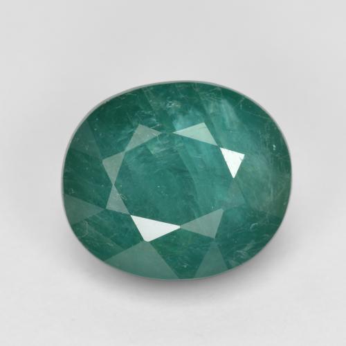 3.36 ct Turquoise Grandidierite Gemstone, Grandidierite Gem in Oval Facet Shape for Sale.