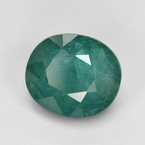 3.36 ct Turquoise Grandidierite Stone, Natural Grandidierite in Oval Facet Shape for Sale