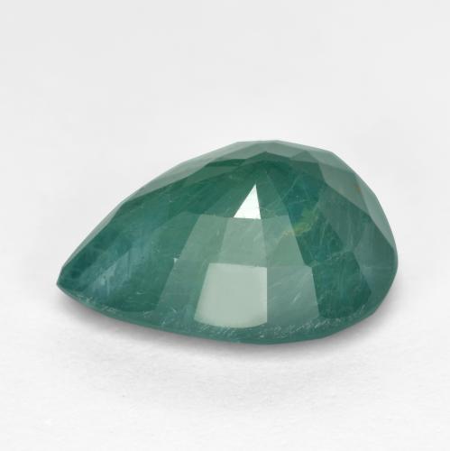 Grandidierite Gemstone in 11.8 x 8.8 mm Size for Sale, Grandidierite Stone in Greenish Blue Color