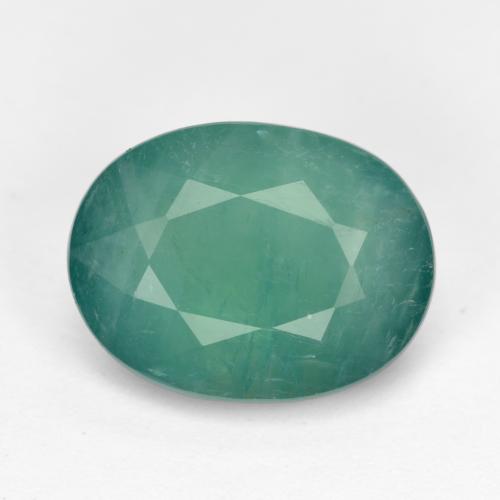 Green-Blue Grandidierite Gem - 3.1ct Oval Facet (ID: 561405)