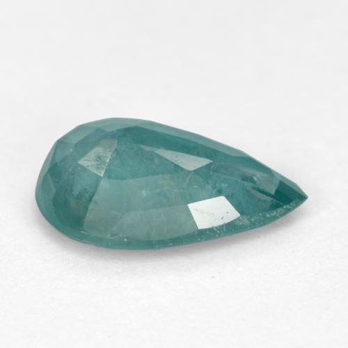 Grandidierite Gemstone in 9 x 6 mm (calibrated) Size for Sale, Grandidierite Stone in Medium-Dark Blue Green Color