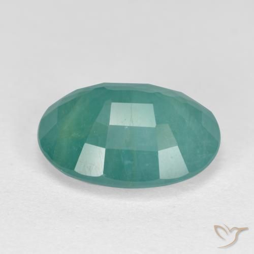 Grandidierite Gemstone in 12 x 10 mm (calibrated) Size for Sale, Grandidierite Stone in Turquoise Color