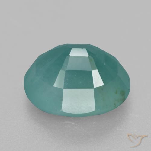 Grandidierite Gemstone in 11 x 9 mm (calibrated) Size for Sale, Grandidierite Stone in Turquoise Color