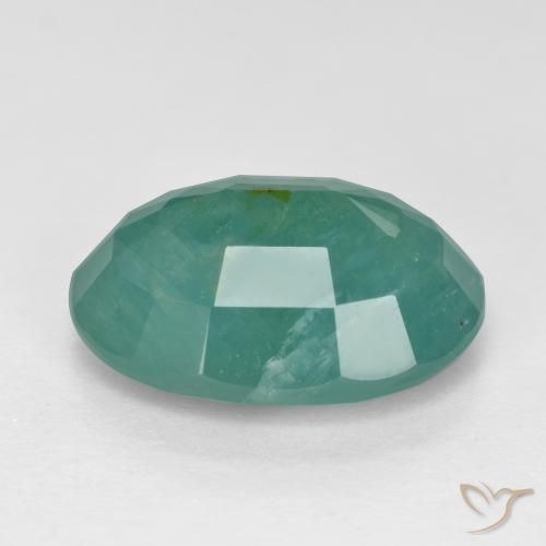 Grandidierite Gemstone in 11.6 x 8.7 mm Size for Sale, Grandidierite Stone in Green Blue Tone Color