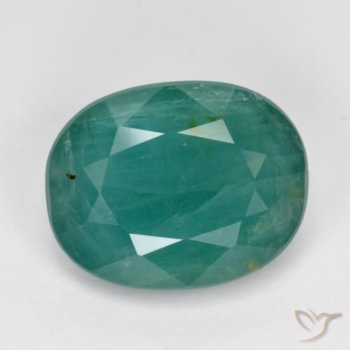 4.60ct Natural Dark Green Blue Grandidierite, Oval, SI
