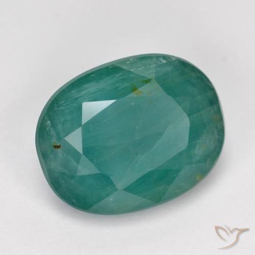 4.60 ct Turquoise Grandidierite Stone, Natural Grandidierite in Oval Facet Shape for Sale