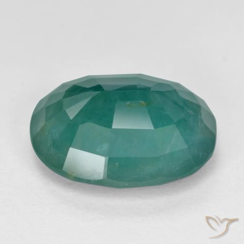 Grandidierite Gemstone in 12 x 10 mm (calibrated) Size for Sale, Grandidierite Stone in Dark Green Blue Color
