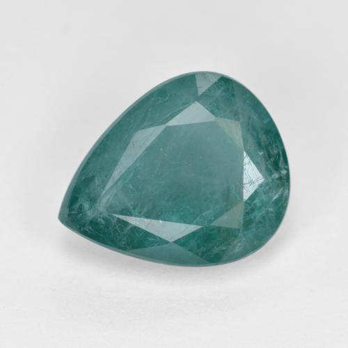 Bleu vert foncé Grandidierite gemme - 3.4ct Poire facette (ID: 561762)