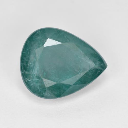 3.42 ct Turquoise Grandidierite Stone, Natural Grandidierite in Pear Facet Shape for Sale