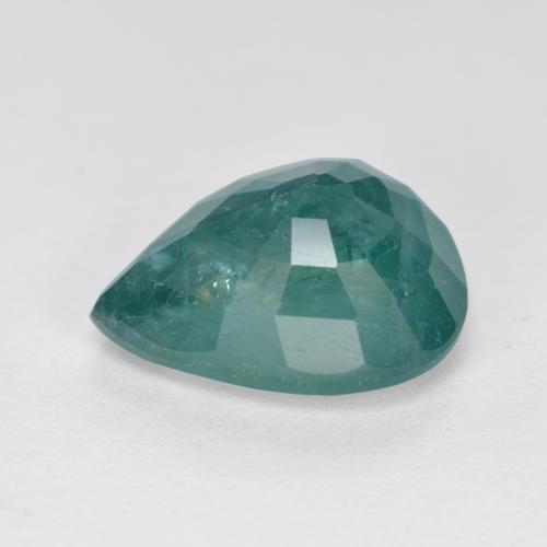Grandidierite Gemstone in 11.3 x 9.2 mm Size for Sale, Grandidierite Stone in Dark Green Blue Color