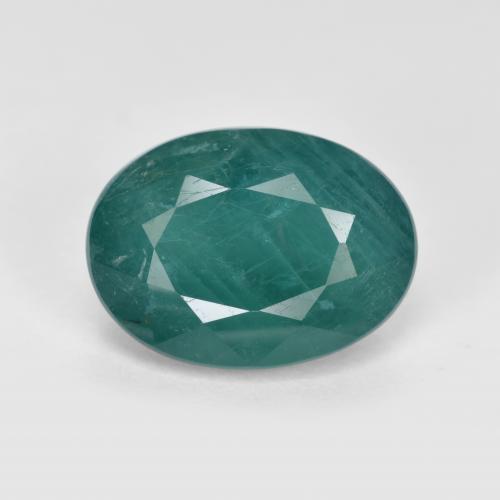 2.85 ct Turquoise Grandidierite Gemstone, Grandidierite Gem in Oval Facet Shape for Sale.