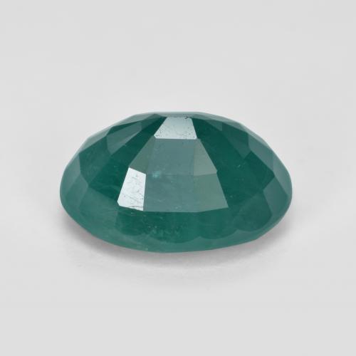 Grandidierite Gemstone in 10 x 7.3 mm Size for Sale, Grandidierite Stone in Greenish Blue Color