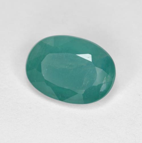 1.64 ct Turquoise Grandidierite Stone, Natural Grandidierite in Oval Facet Shape for Sale