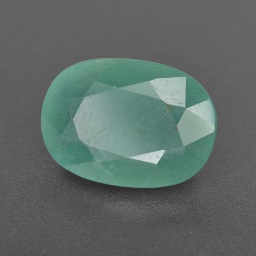3.30 ct Turquoise Grandidierite Stone, Natural Grandidierite in Oval Facet Shape for Sale