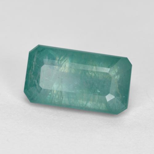 1.45 ct Turquoise Grandidierite Stone, Natural Grandidierite in Octagon Facet Shape for Sale