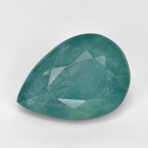 tiefblau-grün Grandidierite Edelstein - 2ct Birnen Schliff (ID: 561893)
