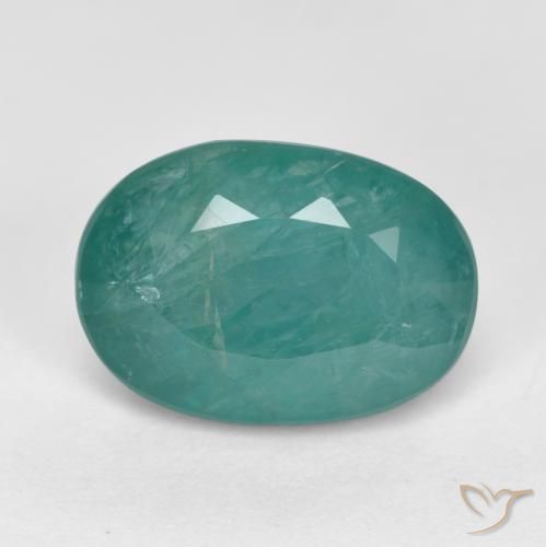 2.44 ct Blue Green Grandidierite, 9.9 x 7.1 mm Oval Cut From Madagascar, Photo A