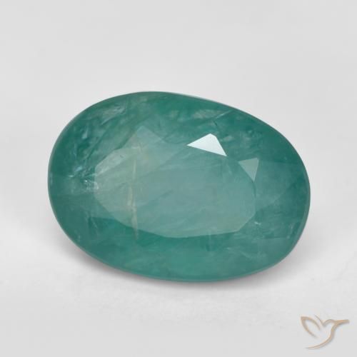 2.44 ct Turquoise Grandidierite Stone, Natural Grandidierite in Oval Facet Shape for Sale