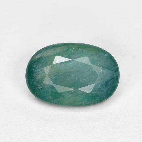 0.74 ct Turquoise Grandidierite Gemstone, Grandidierite Gem in Oval Facet Shape for Sale.