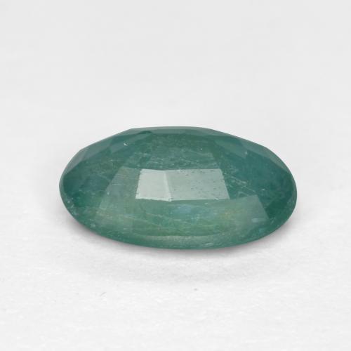 Grandidierite Gemstone in 7.5 x 5 mm Size for Sale, Grandidierite Stone in Dark Green Blue Color
