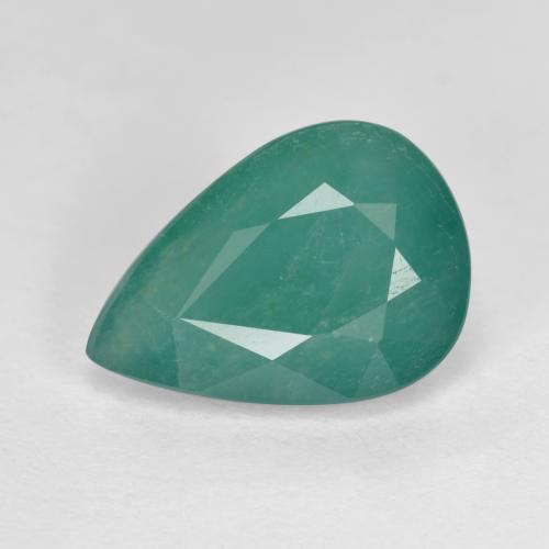 Blau-grün Grandidierite Edelstein - 3ct Birnen Schliff (ID: 562140)