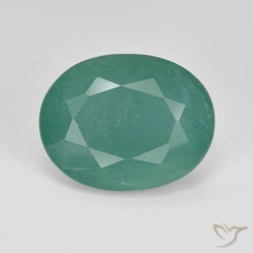 grün-blau Grandidierite Edelstein - 4.4ct Oval facettiert (ID: 562143)