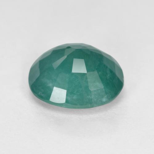 Grandidierite Gemstone in 7.9 x 7.3 mm Size for Sale, Grandidierite Stone in Greenish Blue Color