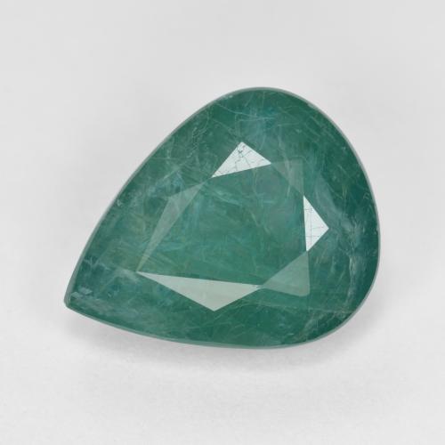 grünlich-blau Grandidierite Edelstein - 3.2ct Birnen Schliff (ID: 562145)
