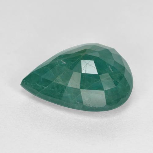 Grandidierite Gemstone in 11.4 x 9.1 mm Size for Sale, Grandidierite Stone in Greenish Blue Color