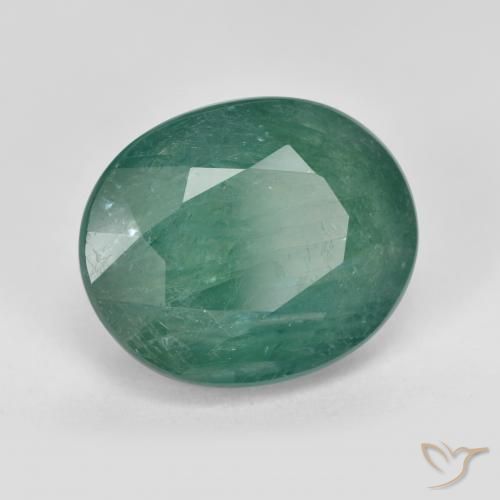 5.14 ct Turquoise Grandidierite Stone, Natural Grandidierite in Oval Facet Shape for Sale