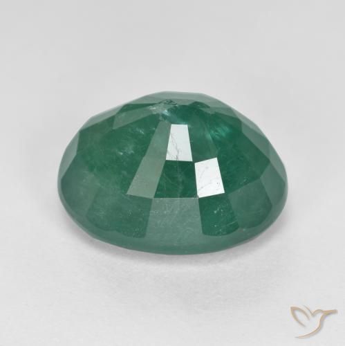 Grandidierite Gemstone in 11.5 x 9.5 mm Size for Sale, Grandidierite Stone in Deep Turquoise Color