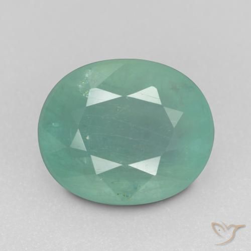 Grandidierite Turquoise oval facet 8,4 x 7mm de Madagascar, poids de 1,64 ct, pierre gemme naturelle Non traité de pureté si, 1 pièce de grandidiérite, couleur : Bleu vert, dureté de Mohs de 7 à 7.5 convient aux bijoux de tous les jours, pierre de sagesse, Photo A