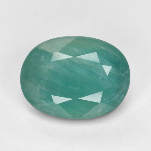 Medium Bluish Green Грандидьерит Камень - 2.1ct Фасетный Овал (ID: 562670)