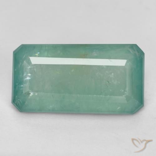 3.05 ct Blue Green Grandidierite, 13 x 6.9 mm Octagon Cut From Madagascar, Photo A