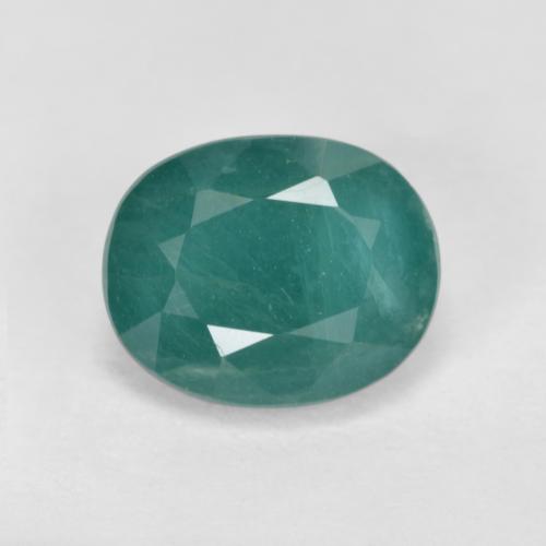 Green-Blue Grandidierite Gem - 2.1ct Oval Facet (ID: 562682)