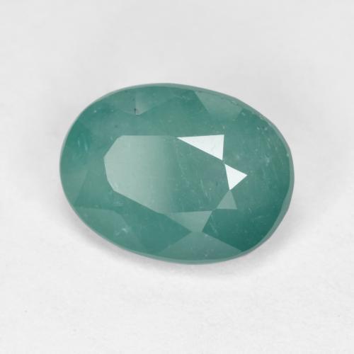 1.92 ct Turquoise Grandidierite Stone, Natural Grandidierite in Oval Facet Shape for Sale