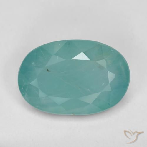 Dark Teal Grandidierite Gem - 2.2ct Oval Facet (ID: 562688)