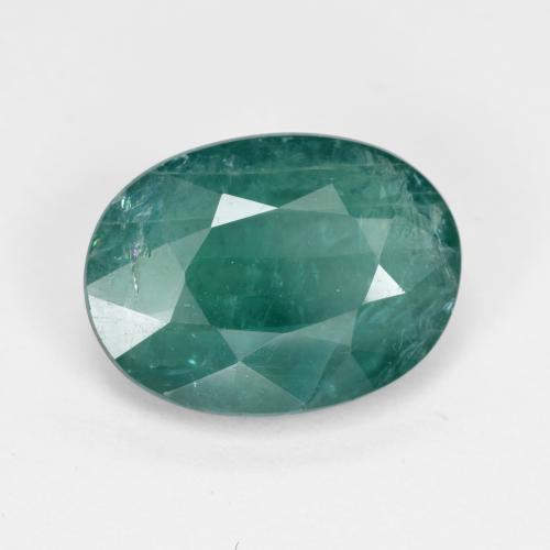 2.53 ct Turquoise Grandidierite Stone, Natural Grandidierite in Oval Facet Shape for Sale