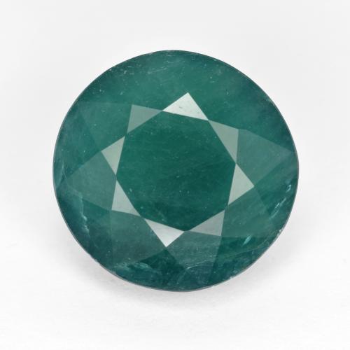 6.66 ct Turquoise Grandidierite Gemstone, Grandidierite Gem in Round Facet Shape for Sale.