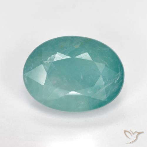 3,37 ct blaugrüner Grandidierit, 11,6 x 8,8 mm Ovalschliff aus Madagaskar, Photo A