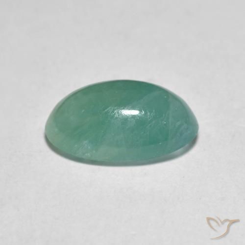 Grandidierite Gemstone in 10.7 x 6.9 mm Size for Sale, Grandidierite Stone in Light Blue Green Color