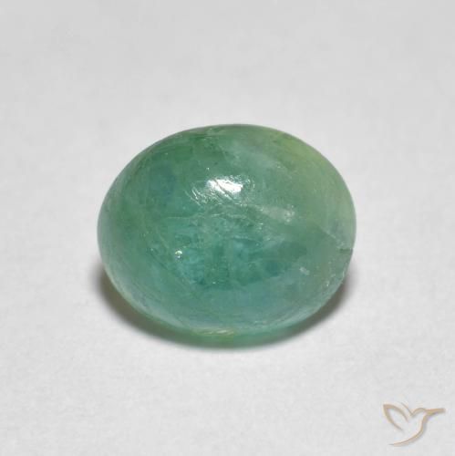1.40ct Natural Bluish Green Grandidierite, Oval, Translucent
